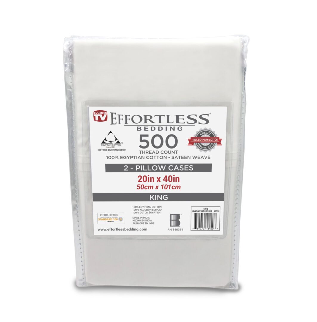 King-Pillowcases Effortless Bedding